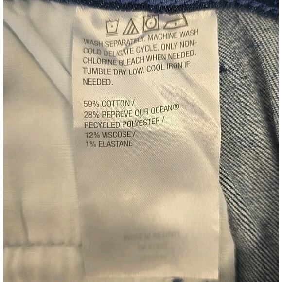 ME By Jennie Garth Womens Fleet Flare Leg Jeans Sz 4 Blue Denim - Picture 11 of 11